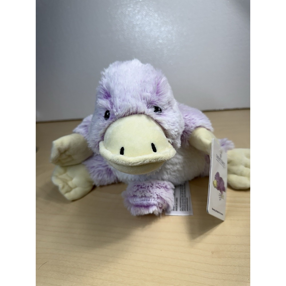 Warmies Microwavable Freezable Lavender Scented Stuffed Animal Platypus